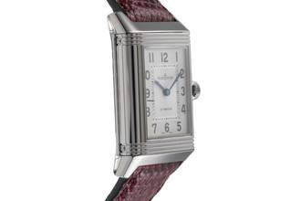Thumbnail von Jaeger-LeCoultre Reverso Classic Medium Duetto Stahl Automatik Damenuhr Ref. Q2578420 212.8.76 B&P