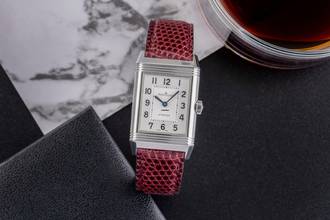 Thumbnail von Jaeger-LeCoultre Reverso Classic Medium Duetto Stahl Automatik Damenuhr Ref. Q2578420 212.8.76 B&P