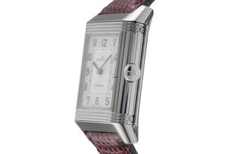 Thumbnail von Jaeger-LeCoultre Reverso Classic Medium Duetto Stahl Automatik Damenuhr Ref. Q2578420 212.8.76 B&P
