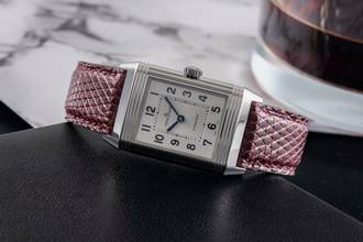 Thumbnail von Jaeger-LeCoultre Reverso Classic Medium Duetto Stahl Automatik Damenuhr Ref. Q2578420 212.8.76 B&P
