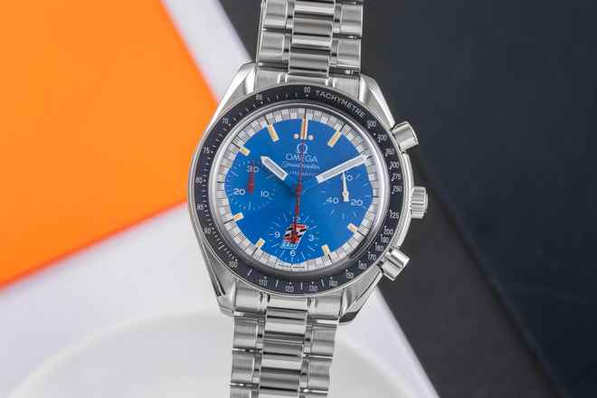  Omega Speedmaster Racing Cart Excellent Condition Chronograph Ref.3810.80.00 