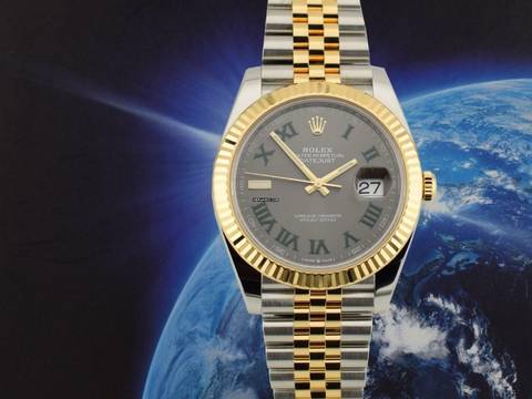  Rolex Datejust 41 Ii 126333 Wimbledon Dial Gold/steel Jubilee New 