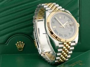 Thumbnail von Rolex Datejust 41 Ii 126333 Wimbledon Dial Gold/steel Jubilee New