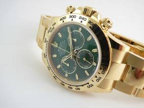 Thumbnail von Rolex Daytona Gold Green Dial / LC=100
