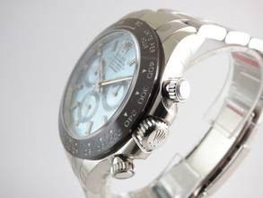 Thumbnail von Rolex Daytona Platinum all stickers / Baquette Diamond Dial
