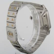 Thumbnail von Cartier Santos Carree DATUM//STAHL/GOLD//GARANTIEKARTE//INKL.REISETASCHE#KS