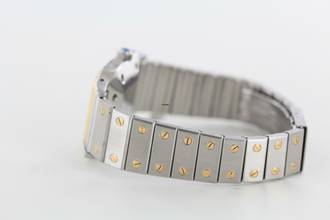 Thumbnail von Cartier Santos Carree DATUM//STAHL/GOLD//GARANTIEKARTE//INKL.REISETASCHE#KS