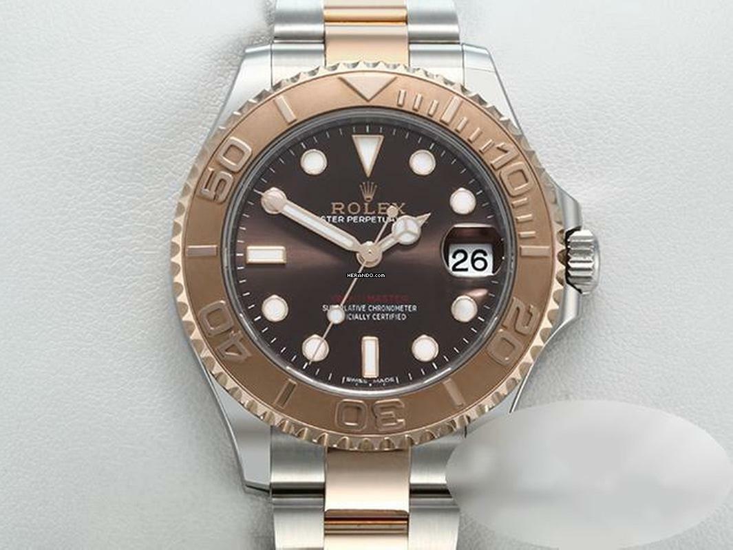 Rolex Yacht-Master 37 37mm 268621 2018 Edelstahl Roségold 750 Automatik Gold