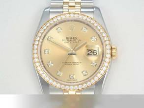 Thumbnail von Rolex Datejust 36 36mm 116243 2013 Stahl Gelbgold 750 Diamanten Automatik Gold