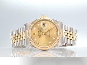 Thumbnail von Rolex Datejust 36 36mm 16233 1999 Stahl Gelbgold 750 Diamanten Automatik Stainless Steel 18kt Yellow Gold Jubilé-band Chronometer Oyster