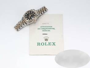 Thumbnail von Rolex Datejust 31 Medium Stahl Gelbgold 750 Diamanten Automatik Gold Stahl Stainless Steel 18kt Yellow Gold Jubilé-band Chronometer Oyster Black Dial