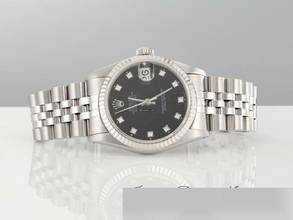 Thumbnail von Rolex Datejust 31 31mm Stahl Weissgold 750 Diamanten Automatik Stainless Steel 18kt White Gold Lady Jubilé-band Chronometer Oyster Black Dial