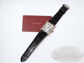 Thumbnail von Cartier Tank Solo Xl Extragroßes Modell Stahl Rosegold W5200026 2017 Automatik