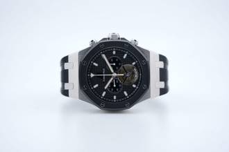 Thumbnail von Audemars Piguet Royal Oak Tourbillon Chronograph 44mm - Box+Papers - 24 Months Warranty - 26377SK.OO.D002CA.01 2010