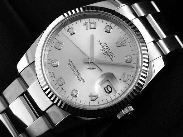  Rolex Oyster Perpetual Date Ref.115234 Box&Beschreibung wie Neu Vintage 