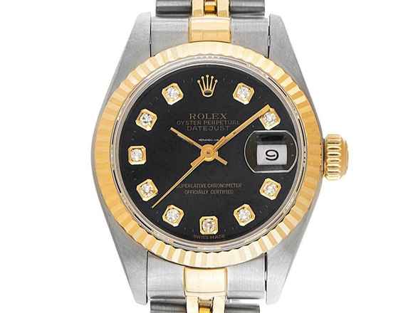  Rolex Lady-Datejust Diamanten Ref.69173 1997 Full Set wie Neu Vintage 