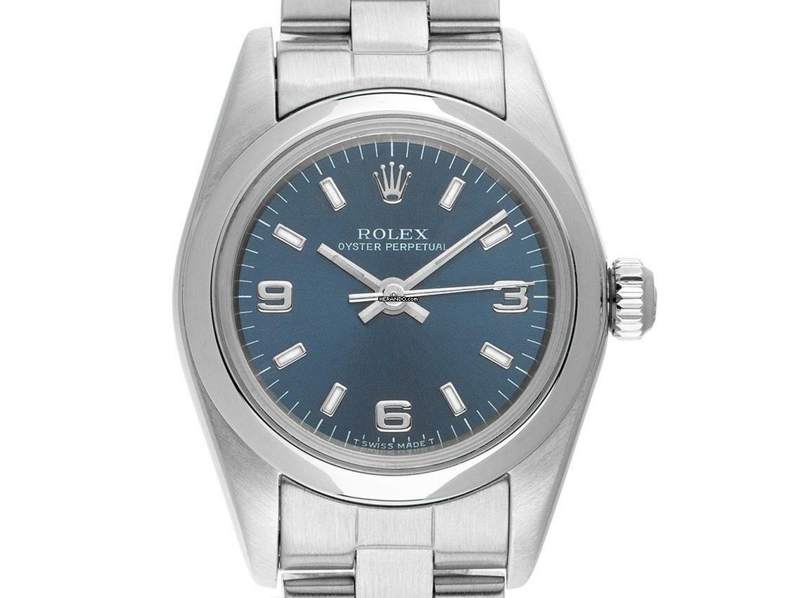 Rolex Oyster Perpetual Lady Ref.76080 2000 LC EU Full Set sehr gut Vintage