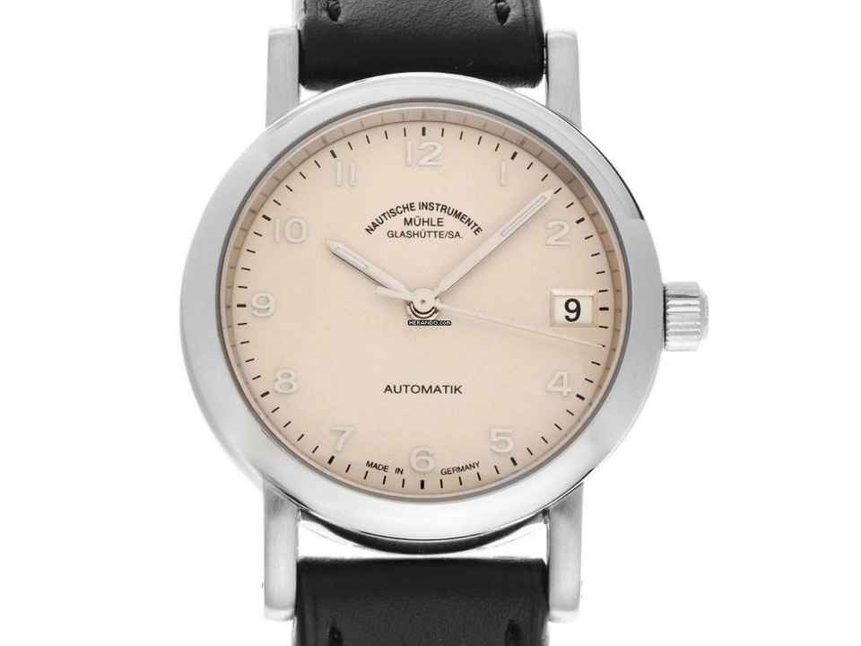  Mühle Glashütte Antaria Medium Ref.M1-39-30 2010 Full Set wie Neu Vintage 