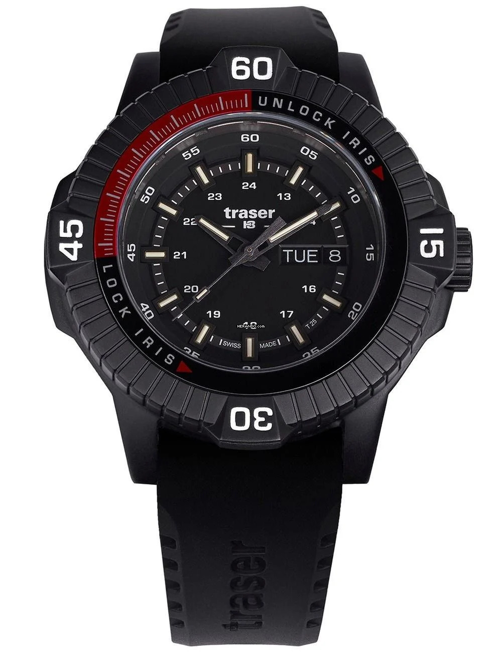 Traser H3 111461 Herrenuhr P99 Iris Tactical Limited Edition 46mm 10ATM