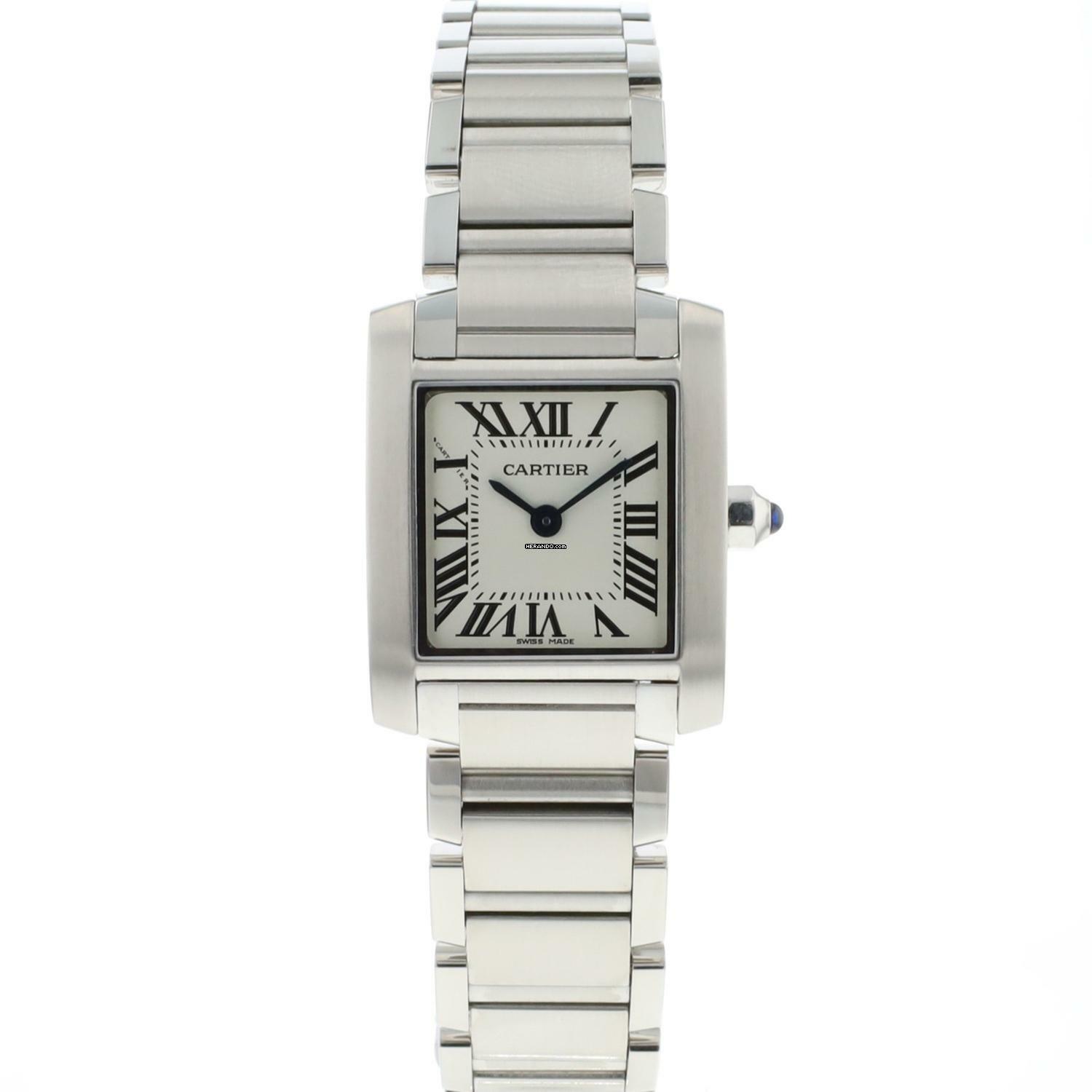 Cartier Tank Française Small Steel 