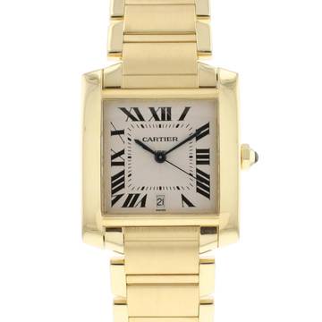  Cartier Tank Française GM Yellow Gold 