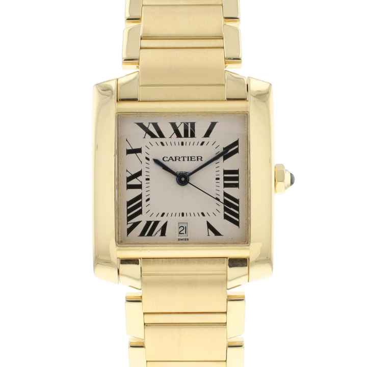  Cartier Tank Française GM Yellow Gold 