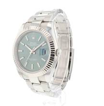 Thumbnail von Rolex Datejust 41 Fluted Oyster Mint Green Dial NEW 2025