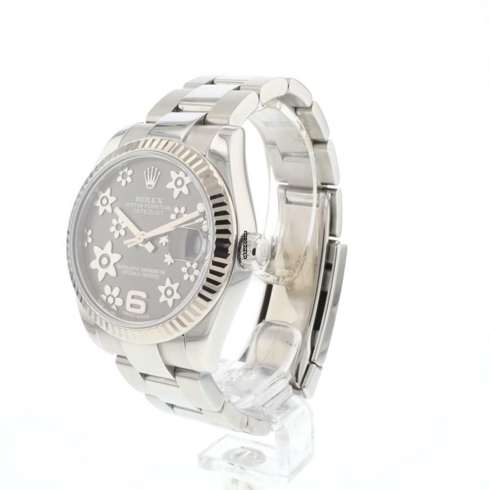 Thumbnail von Rolex Datejust 31 Midsize Oyster Fluted Grey Flower Dial Service '25