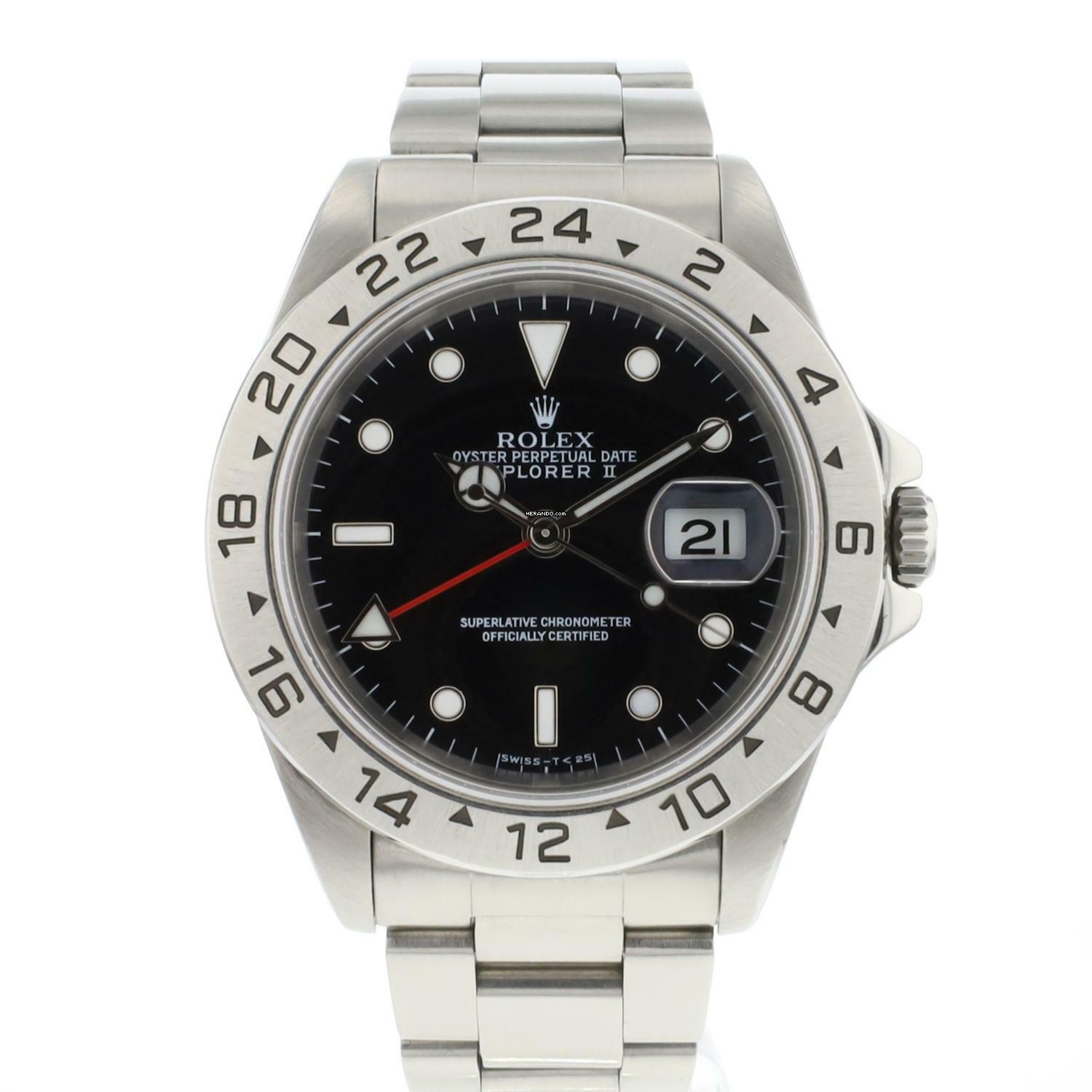  Rolex Explorer II Black Dial Service '22 