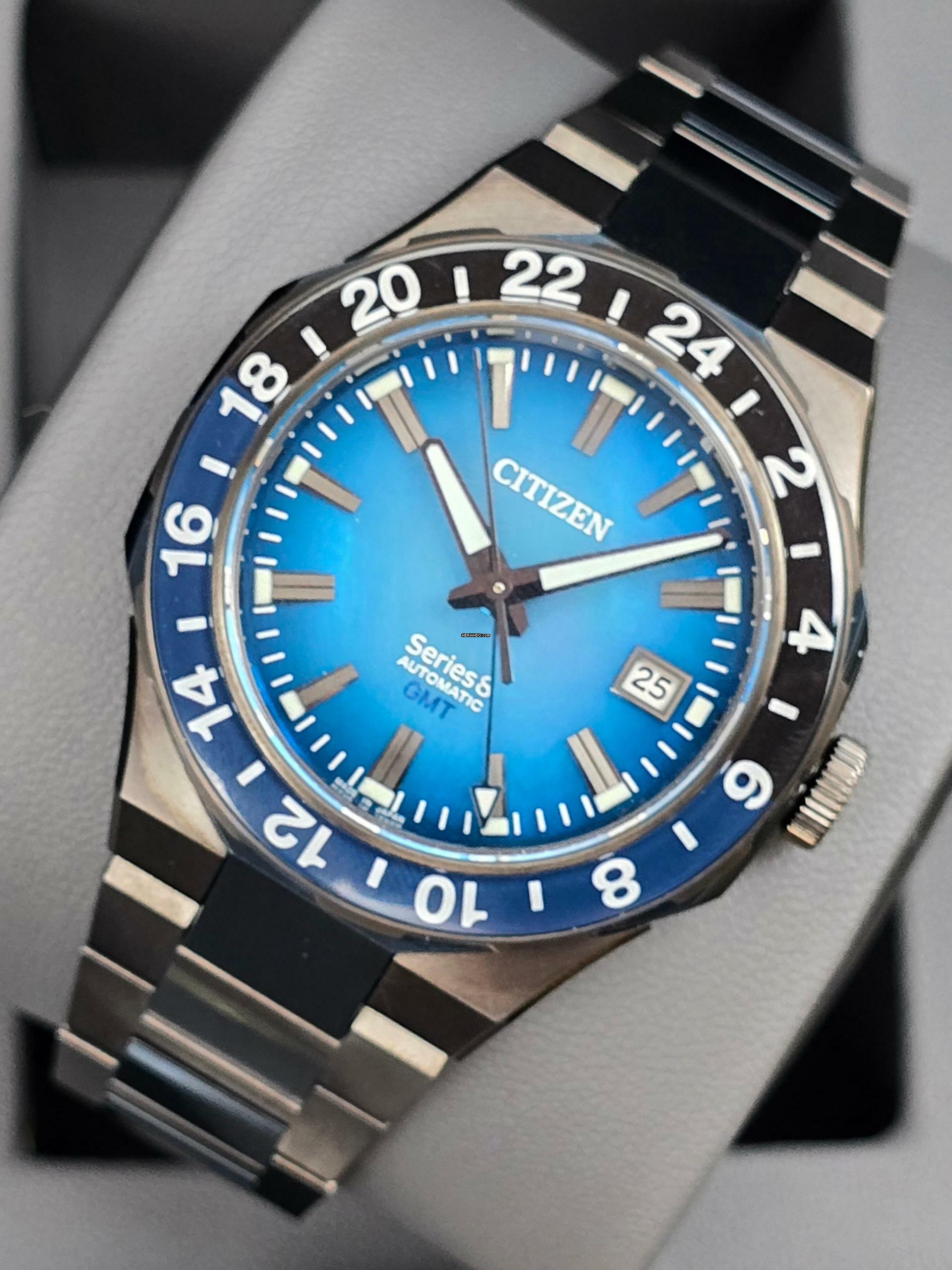  Citizen Series 8 880 GMT NB6036-52N Blue Limited Edition New Full Set 2025 