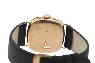 Thumbnail von Zenith Vintage Cushion Shape 14K Gold Porcelain Dial