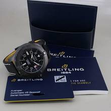 Thumbnail von Breitling Avenger Seawolf Automatic 45 Seawolf Night Mission Avenger Automatik Chronometer Full Set Top Zustand