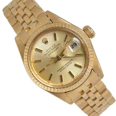 Rolex Lady-Datejust 6917 Ladies 26MM champagne dial yellow gold 18KT 