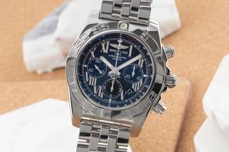 Thumbnail von Breitling Chronomat 44 Chronograph Stahl Automatik Herrenuhr Ref. AB0110