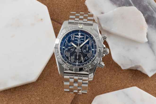  Breitling Chronomat 44 Chronograph Stahl Automatik Herrenuhr Ref. AB0110 