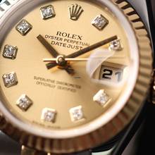 Thumbnail von Rolex Lady-Datejust 26 Jubilee Fluted Steel Gold Champagne Diamond Dial