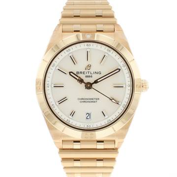  Breitling Chronomat 36 Automatic 36MM Rose Gold Silver Dial NEW IN STICKERS 