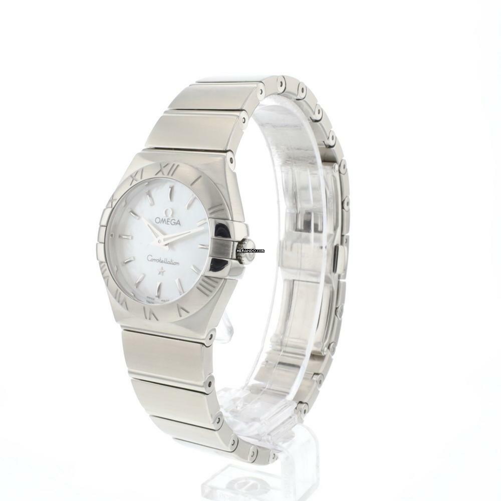 Omega Constellation Quartz Lady Steel MoP Dial