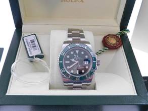 Thumbnail von Rolex Submariner Date HULK 116610LV wie Neu Tresoruhr im Full Set incl Hang Tag und allem Zubehör aus 2012