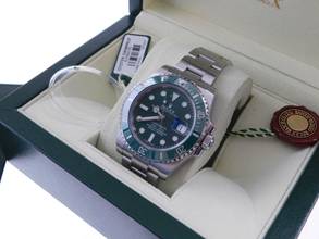 Thumbnail von Rolex Submariner Date HULK 116610LV wie Neu Tresoruhr im Full Set incl Hang Tag und allem Zubehör aus 2012