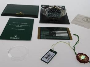 Thumbnail von Rolex Submariner Date HULK 116610LV wie Neu Tresoruhr im Full Set incl Hang Tag und allem Zubehör aus 2012