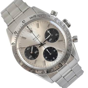  Rolex Daytona Cosmograph 6239 silver dial 1964 Full Set 