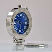 Thumbnail von Cartier Pasha 2753 Travel Clock Alarm blue dial Full Set NEW