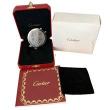 Thumbnail von Cartier Pasha 2753 Travel Clock Alarm blue dial Full Set NEW