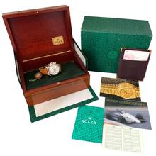 Thumbnail von Rolex Daytona 16519 White Arabic dial white gold 18KT 1998 Full Set Like NEW