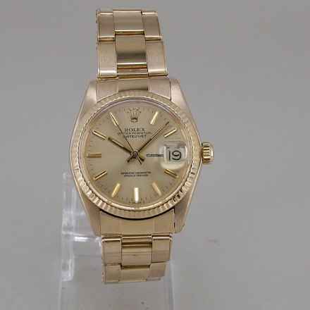  Rolex Datejust 31 Automatik 18k Gold Tritium Oyster Armband mit Box 