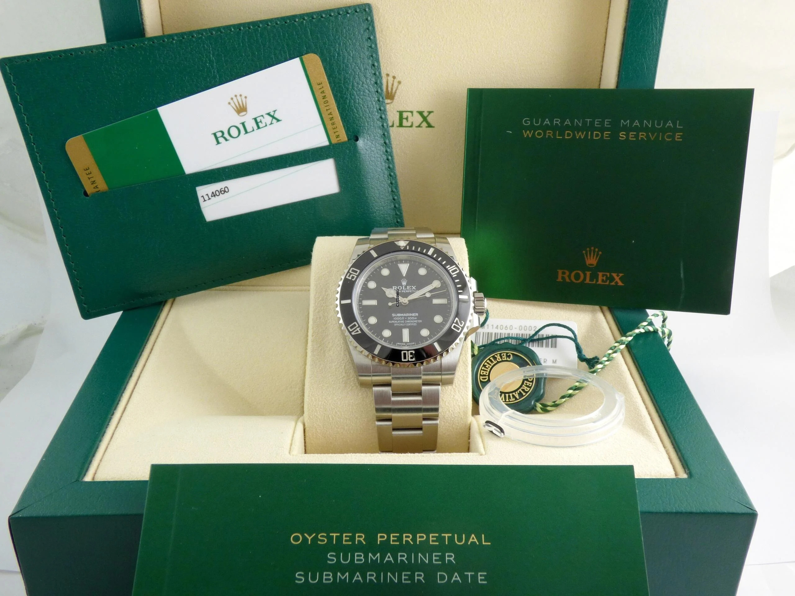 Thumbnail von Rolex Submariner (No Date) with stickers / verklebt / LC=100