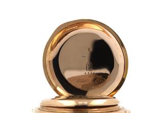 Thumbnail von Les Fils de R. Picard Ultra Rare 3/4 Repeater Pocket Watch Moon Phase Full Calendar Chronograph