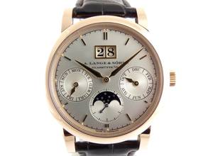 Thumbnail von A. Lange & Söhne Saxonia Annual Calendar = Jahreskalender excellent condition