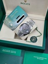 Thumbnail von Rolex Datejust 41 41mm 126334 Slate/Grey dial Jubilee Unworn/New condition Full Set 3-2026